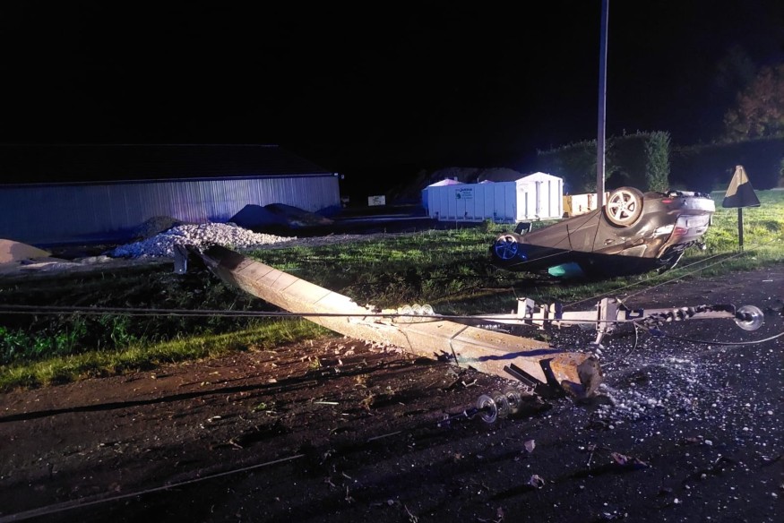 Lot-et-Garonne : une voiture sectionne un poteau EDF, une centaine de foyers privés d'électricité