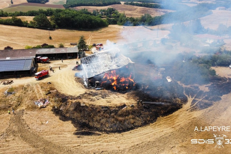 Gers : un vaste élan de solidarité pour soutenir un éleveur bovin après un important incendie sur son exploitation