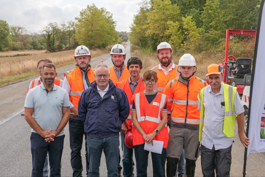 Routes : le Département du Gers expérimente un nouvel enrobé à faible impact environnemental